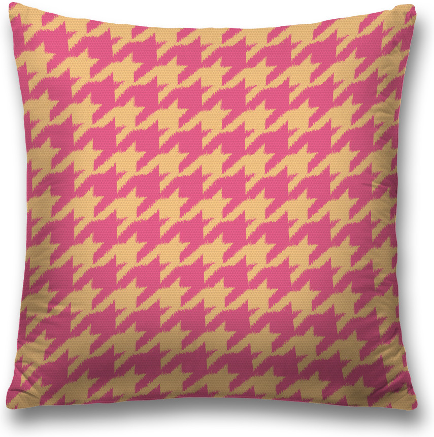 Наволочка декоративная «Абстракция гусиных лапок» | JoyArty