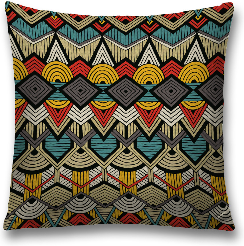 Наволочка декоративная «Африканский мотив» | JoyArty