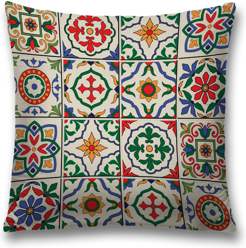 Наволочка декоративная «Красочная комбинация» | JoyArty