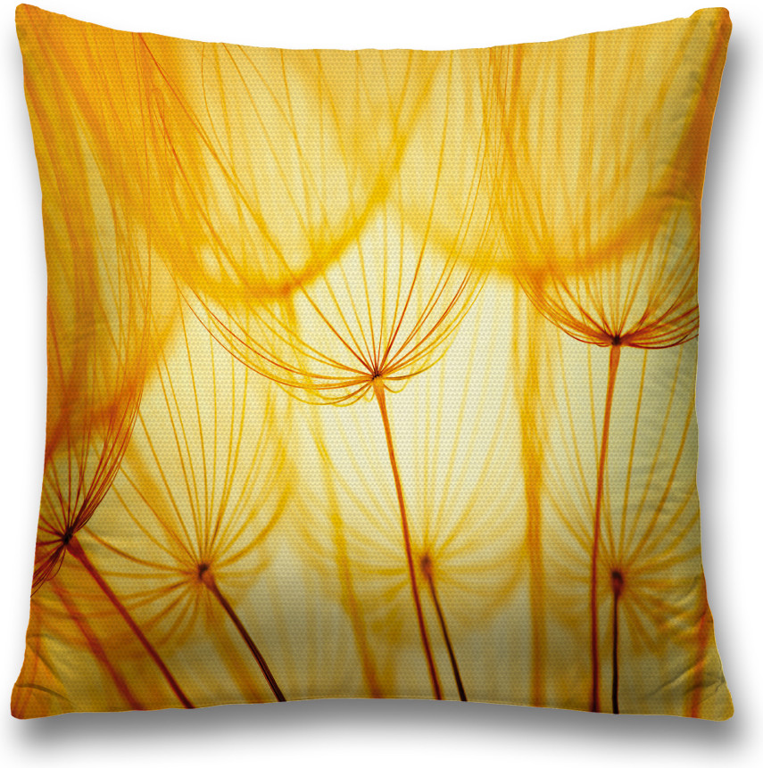 Наволочка декоративная «Купол из одуванчиков» | JoyArty