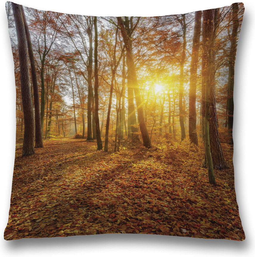 Наволочка декоративная «Лесное покрытие» | JoyArty