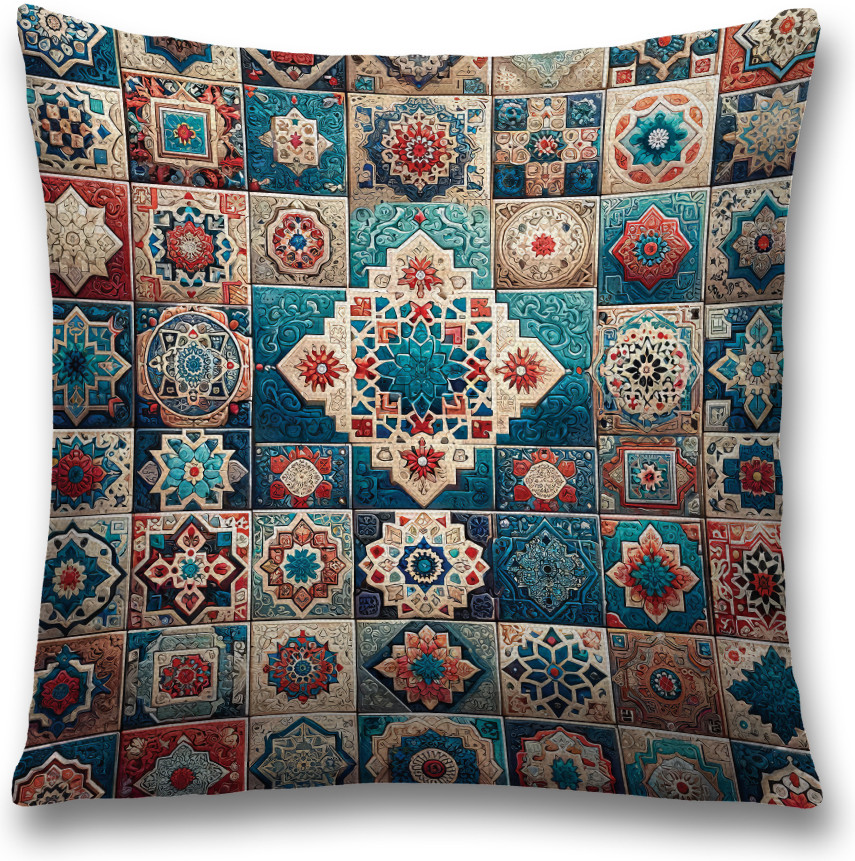 Наволочка декоративная «Марокканские узоры» | JoyArty