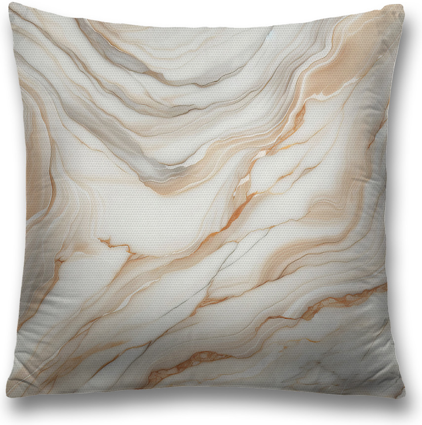 Наволочка декоративная «Нежный мрамор» | JoyArty