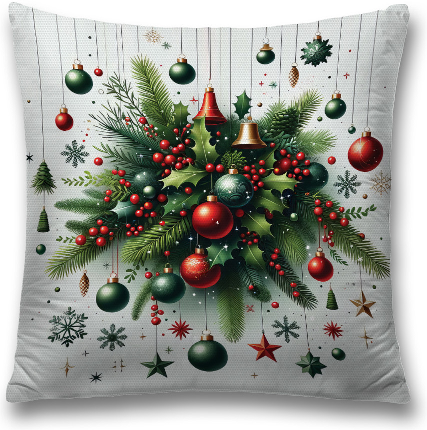 Наволочка декоративная «Новогодние чудеса» | JoyArty