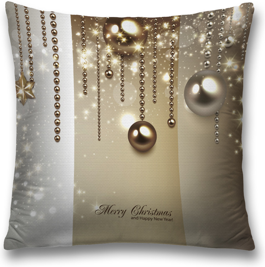 Наволочка декоративная «Новогодний блеск» | JoyArty