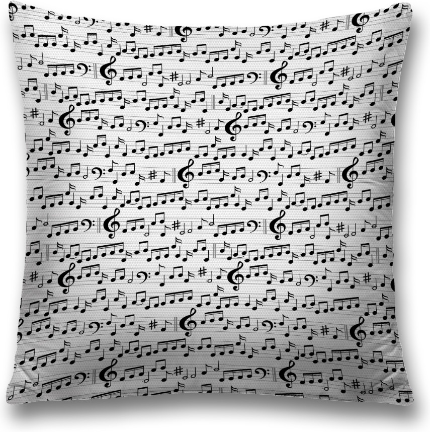 Наволочка декоративная «Нотная композиция» | JoyArty