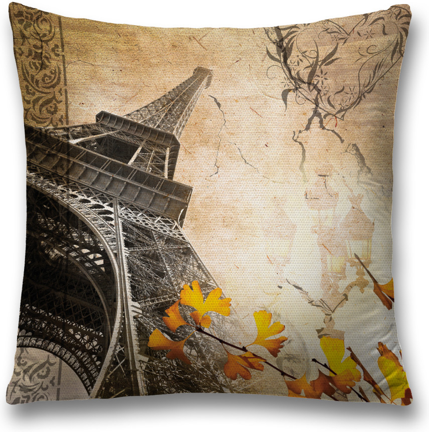 Наволочка декоративная «Париж цветет» | JoyArty