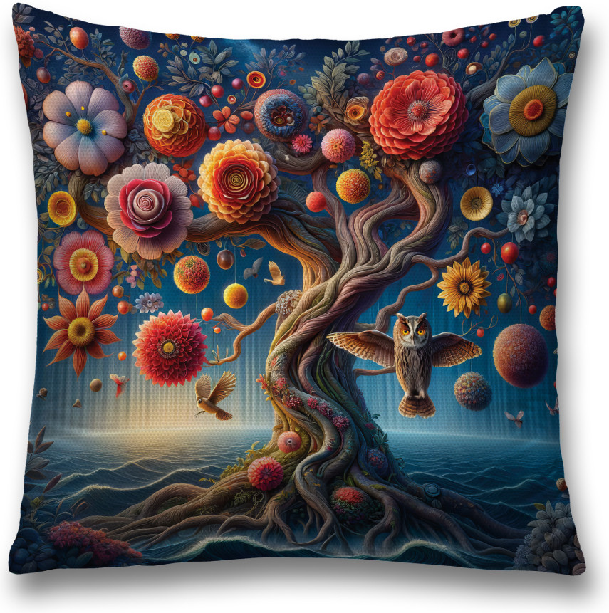 Наволочка декоративная «Полёт фантазий» | JoyArty