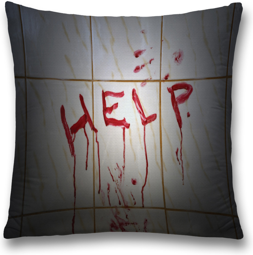 Наволочка декоративная «Просьба помощи» | JoyArty