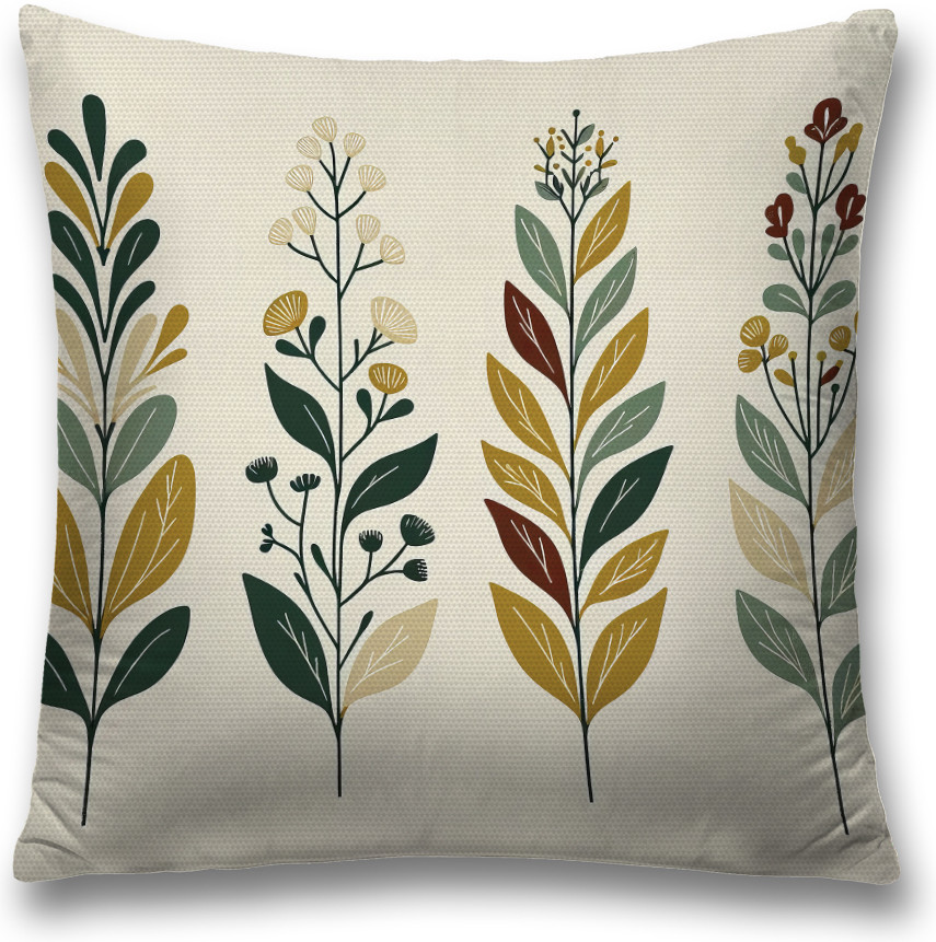 Наволочка декоративная «Рассада кустов» | JoyArty