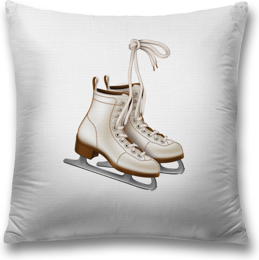 Наволочка декоративная «Ретро коньки» | JoyArty