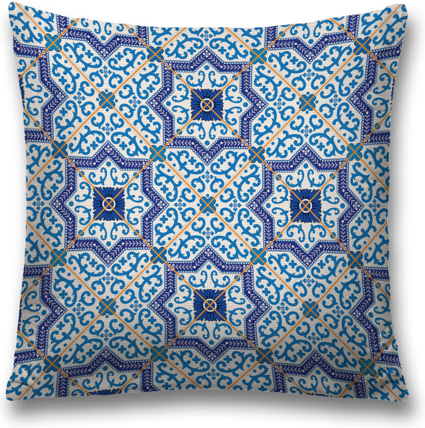 Наволочка декоративная «Собранный узор» | JoyArty