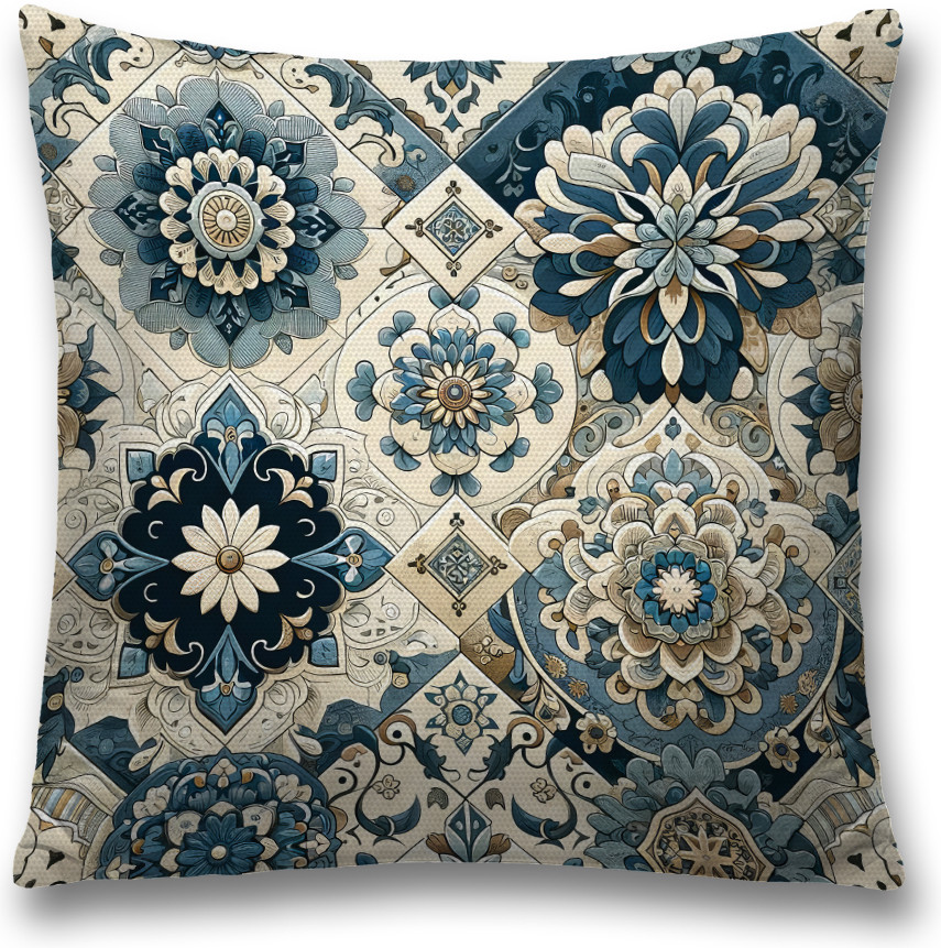 Наволочка декоративная «Турецкая плитка» | JoyArty