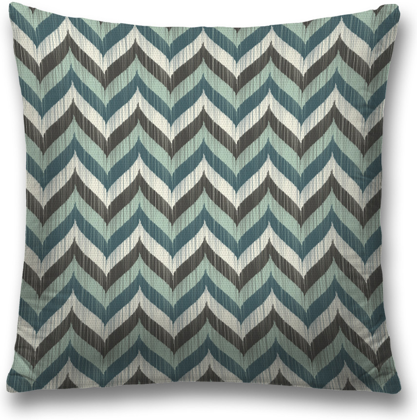 Наволочка декоративная «Узорный зигзаг» | JoyArty