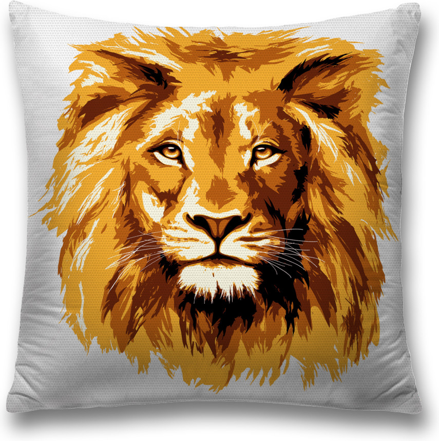 Наволочка декоративная «Царь зверей» | JoyArty