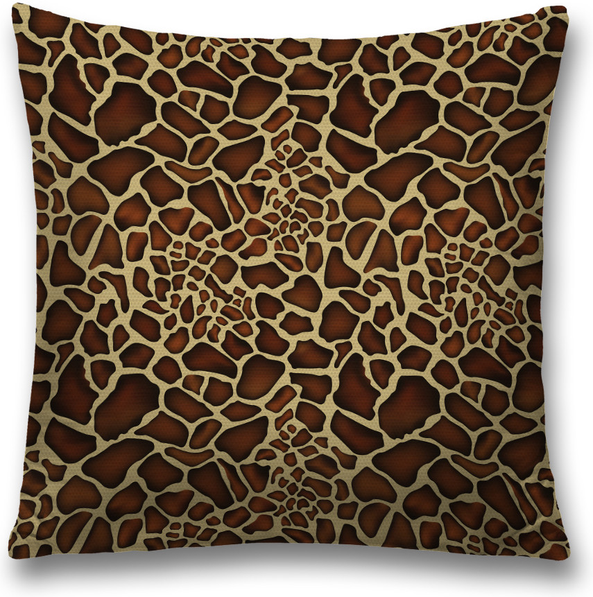 Наволочка декоративная «Шкура жирафа» | JoyArty