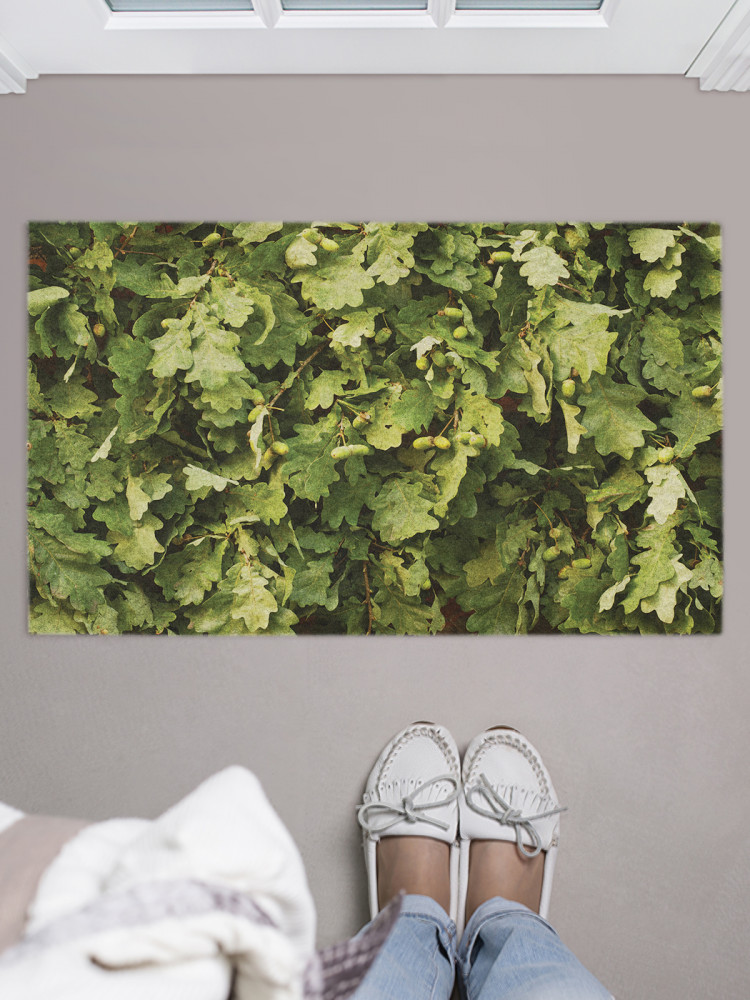 Коврик придверный «Дубовый лист» | JoyArty