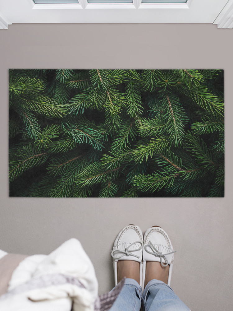 Коврик придверный «Еловый лес» | JoyArty