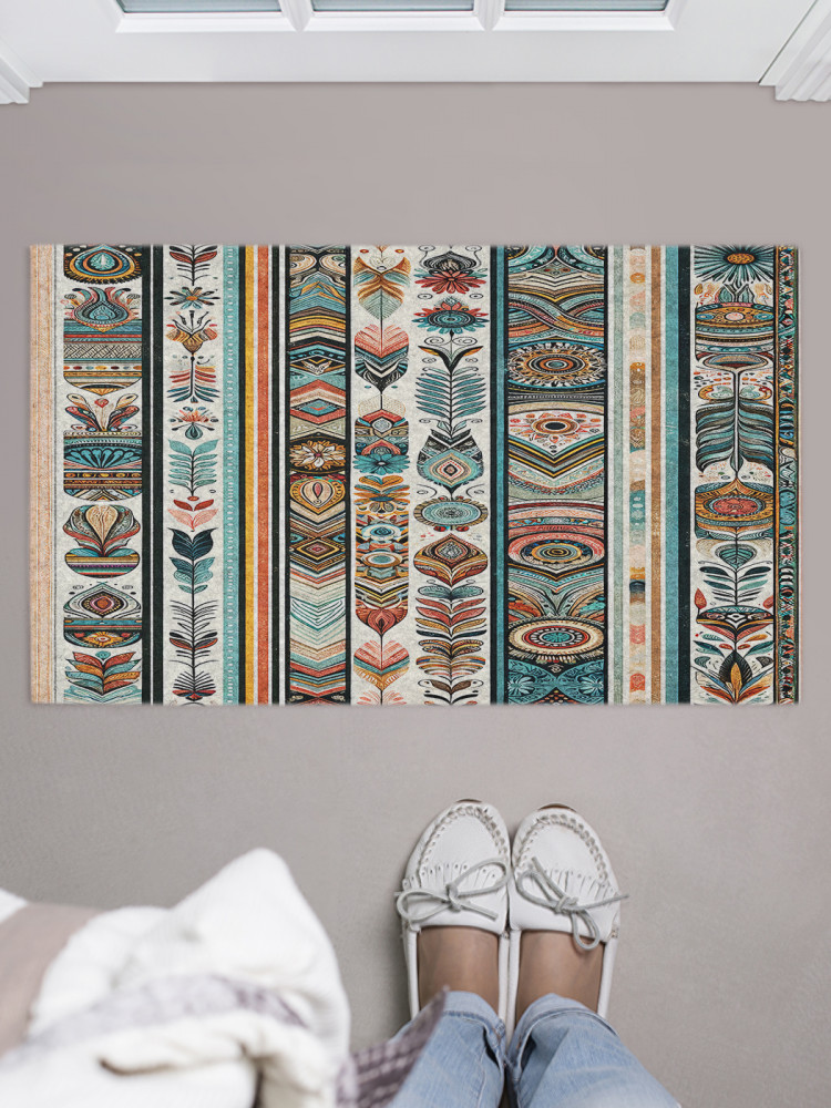 Коврик придверный «Интересные узоры» | JoyArty