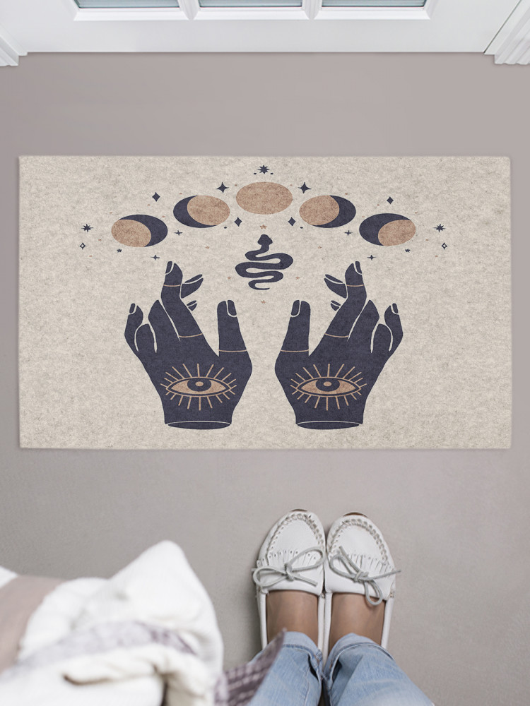 Коврик придверный «Рука Фатимы» | JoyArty