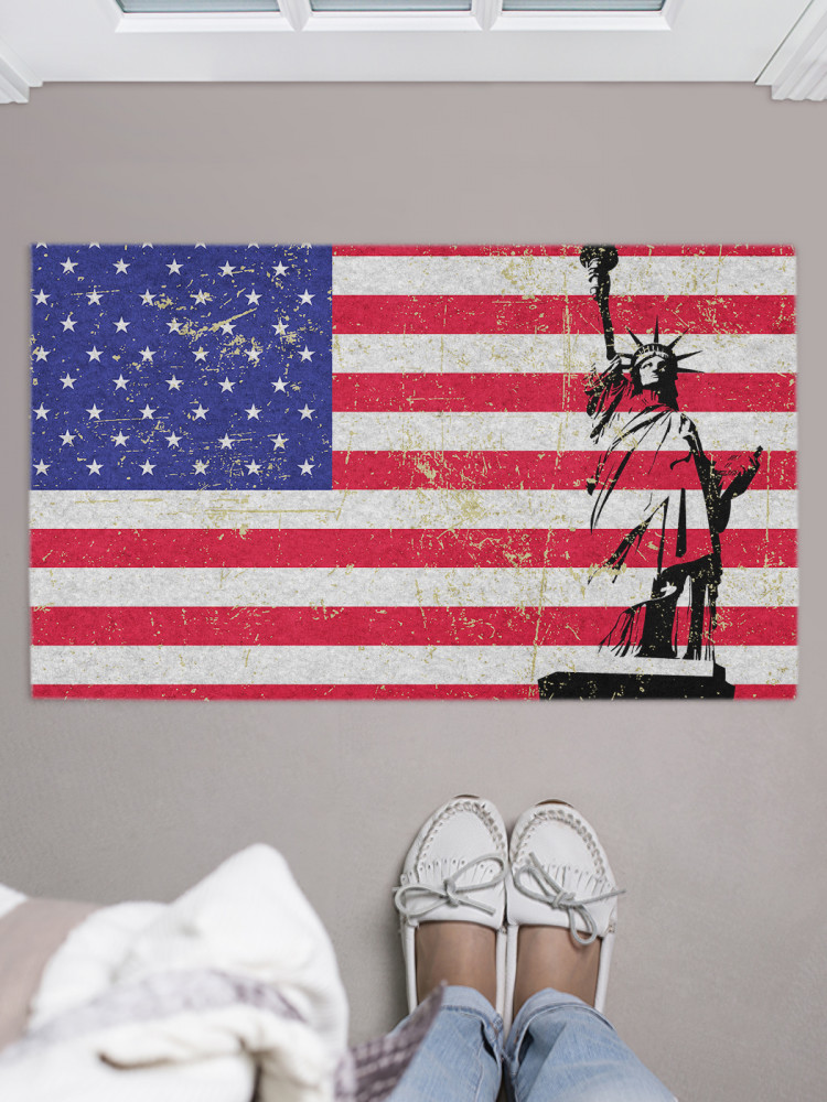 Коврик придверный «Символ свободы Америки» | JoyArty