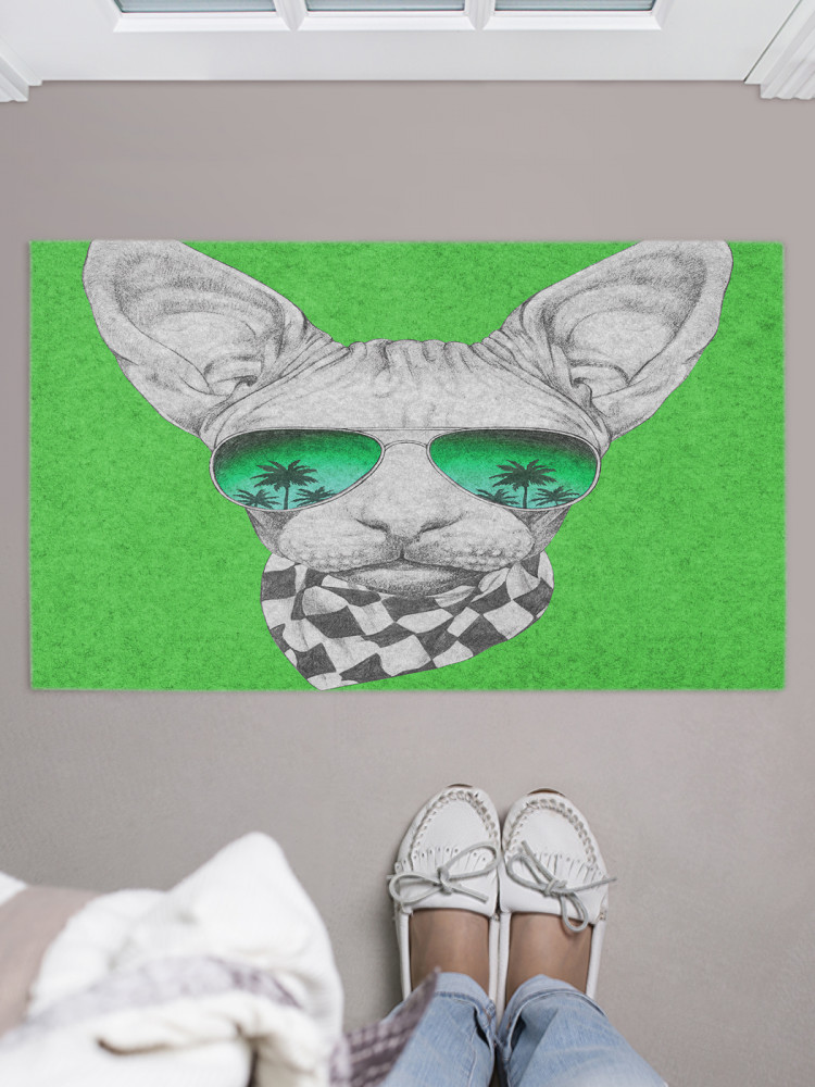 Коврик придверный «Смешной сфинкс» | JoyArty