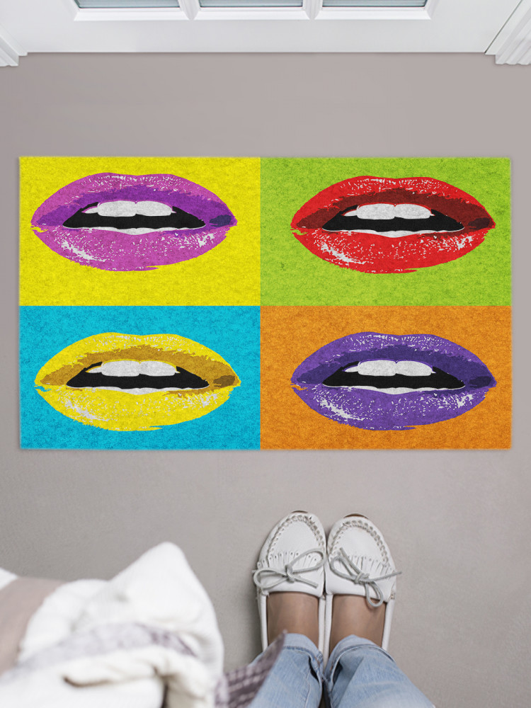 Коврик придверный «Стиль Уорхола» | JoyArty