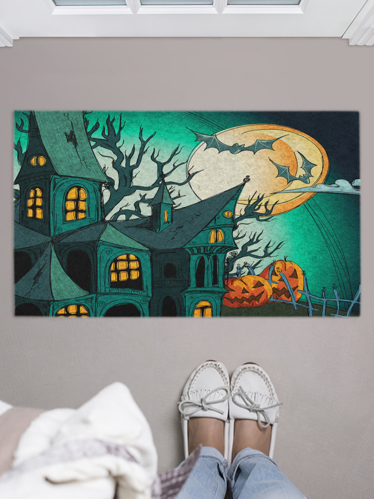 Коврик придверный «Хэллоуинский вечер» | JoyArty