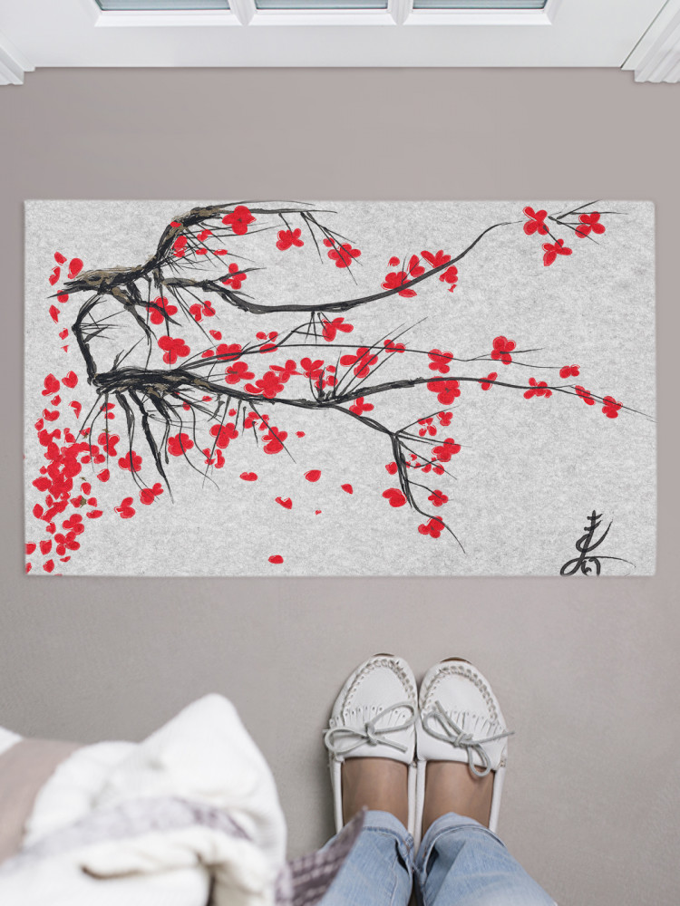 Коврик придверный «Цветущая Япония» | JoyArty