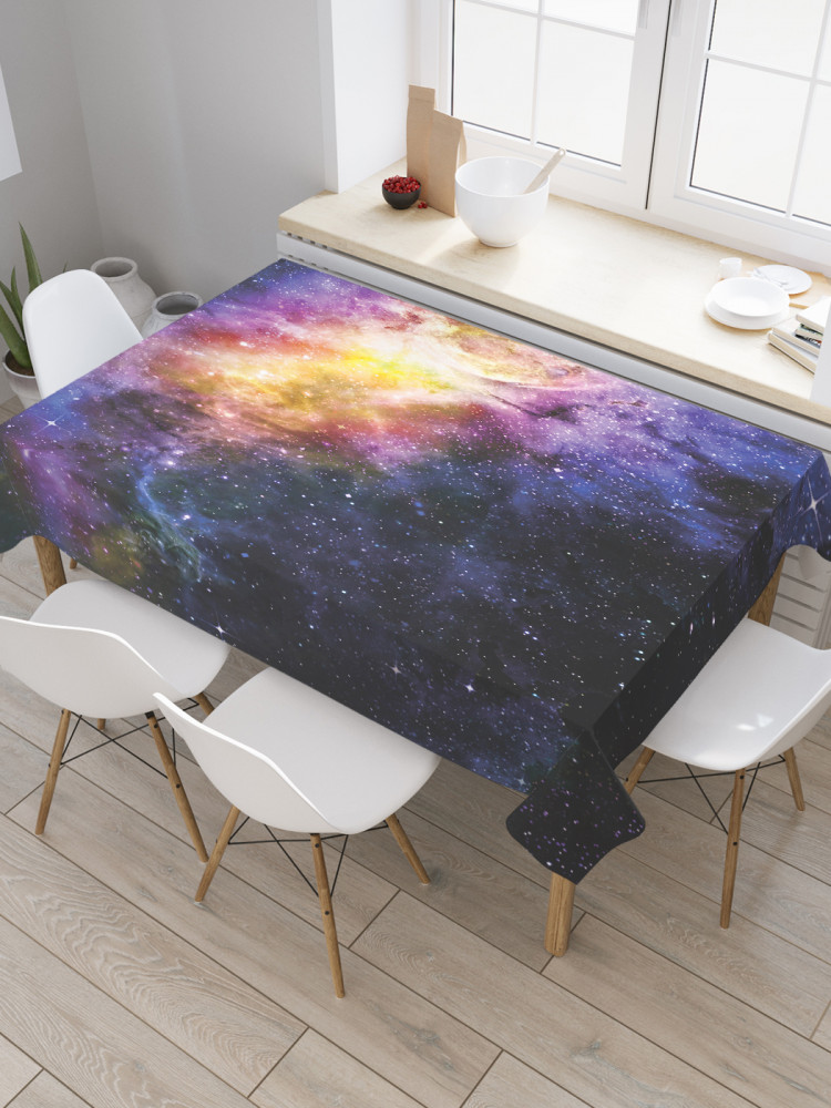 Скатерть водоотталкивающая «Звездное убежище» | JoyArty