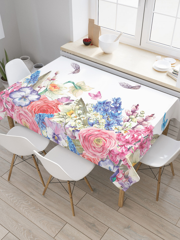 Скатерть «Весенние цветы» | JoyArty