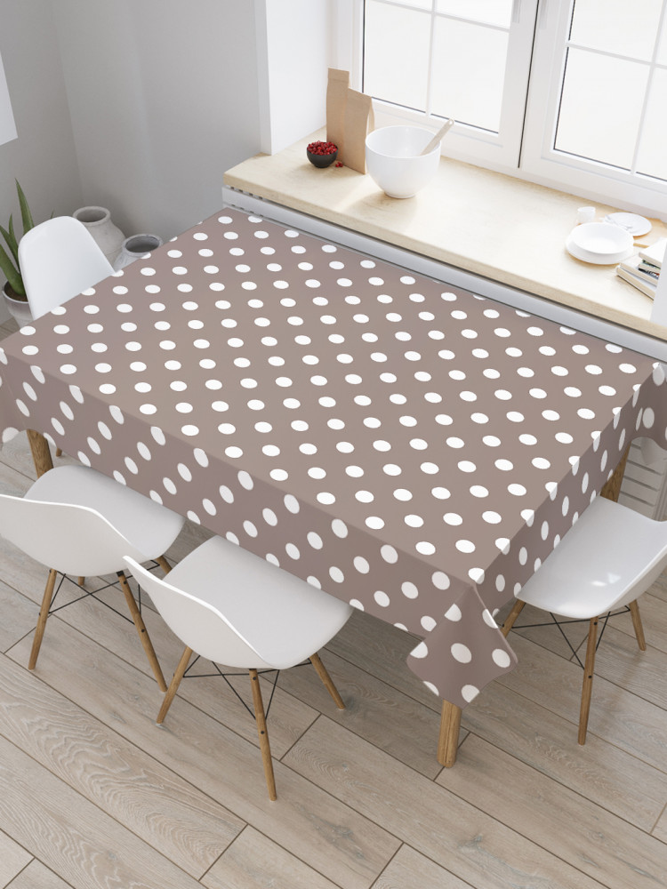 Скатерть «Геометрический горошек» | JoyArty