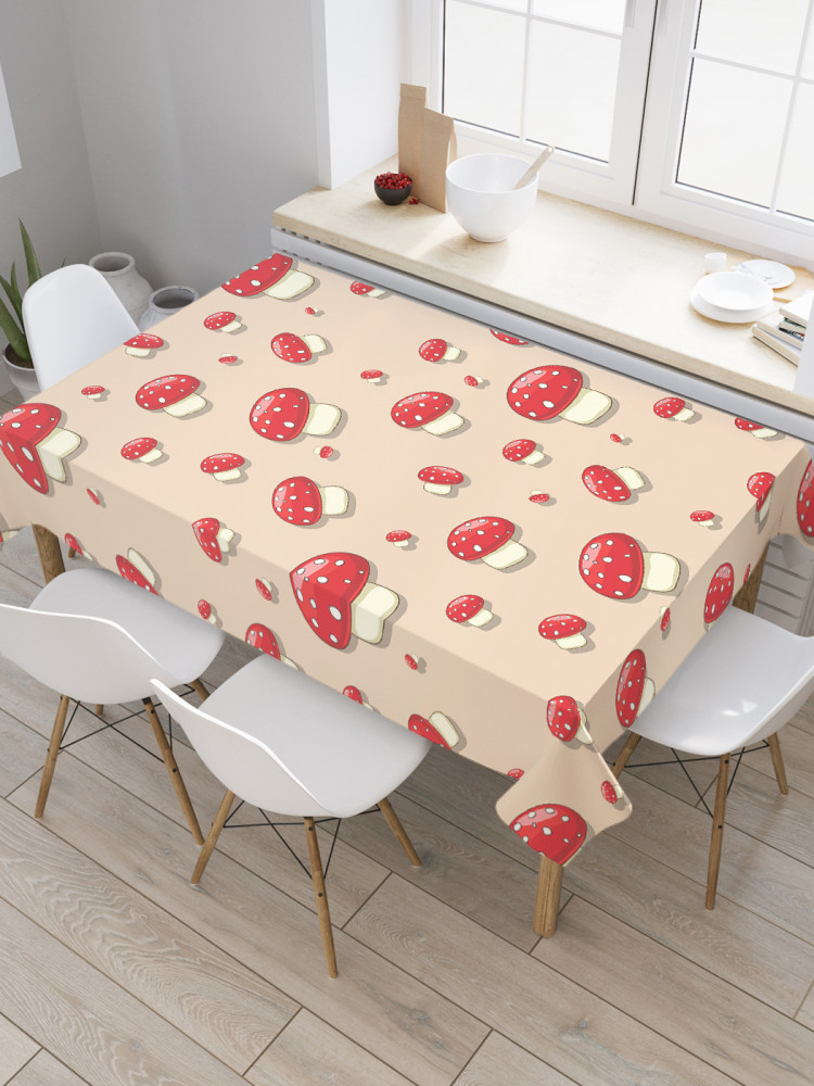 Скатерть «Грибы с пятнистой шляпкой» | JoyArty