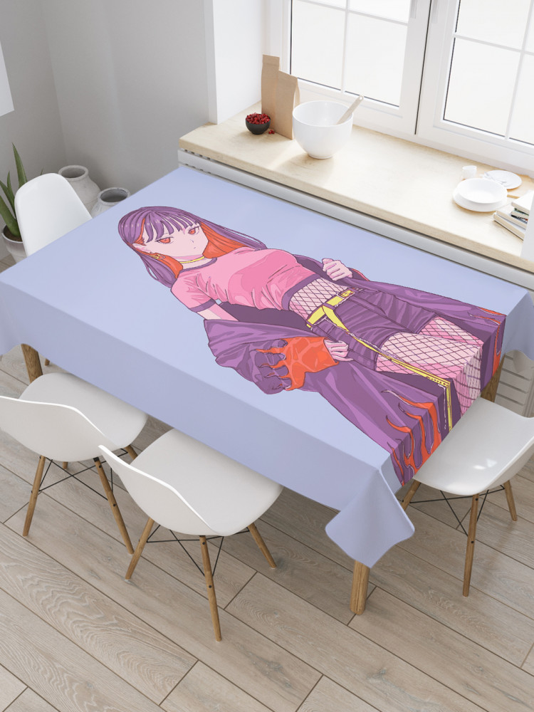 Скатерть «Девушка в мантии» | JoyArty