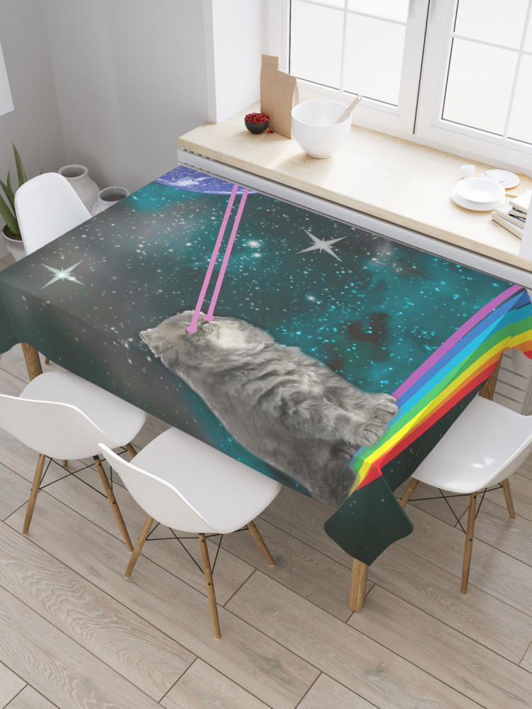 Скатерть «Кот пришелец» | JoyArty