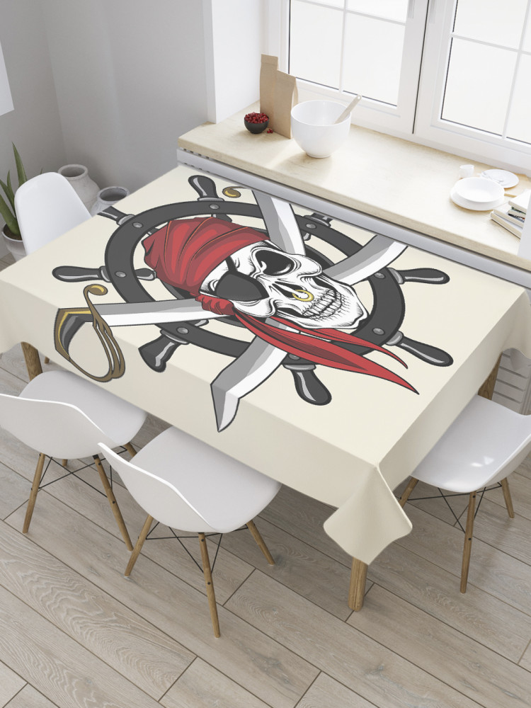 Скатерть «Пиратская угроза» | JoyArty