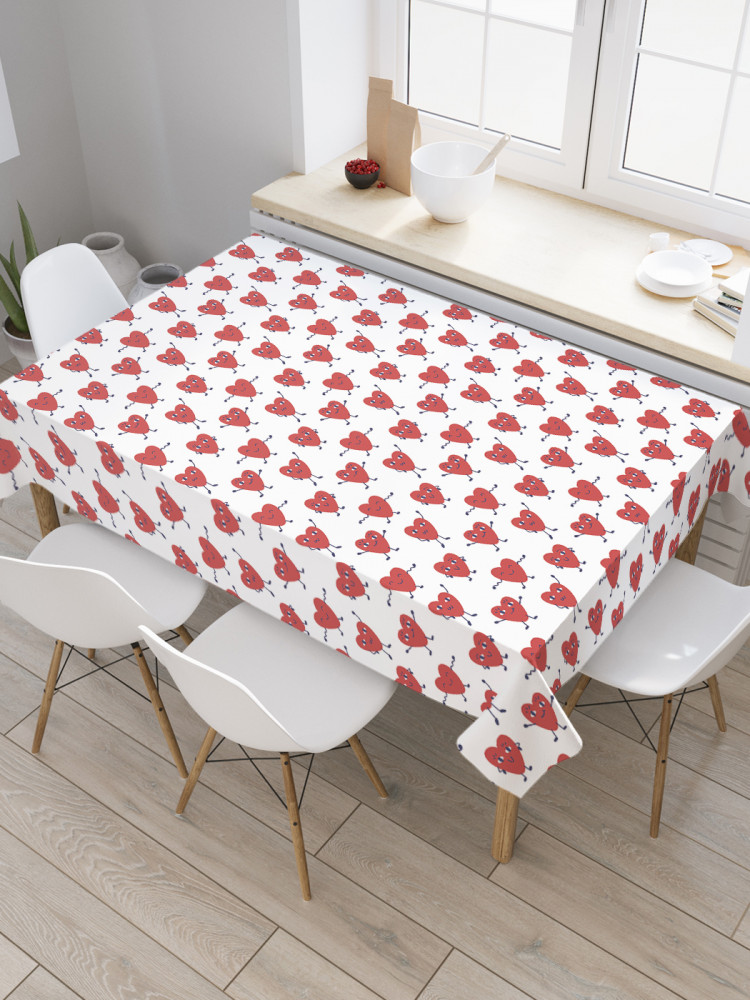 Скатерть «Танец сердец» | JoyArty