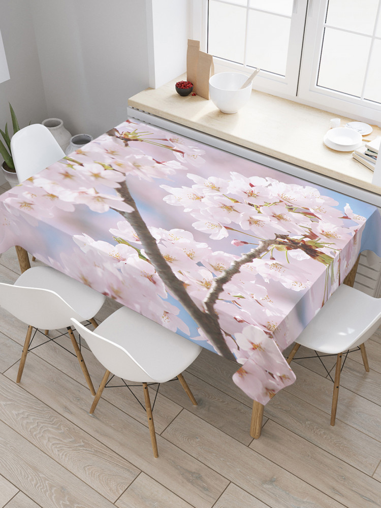 Скатерть «Цветки яблони» | JoyArty