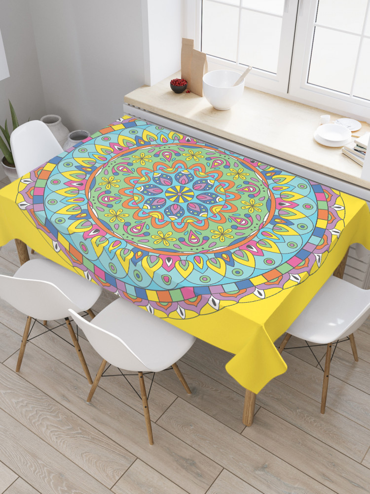 Скатерть «Яркие узоры» | JoyArty