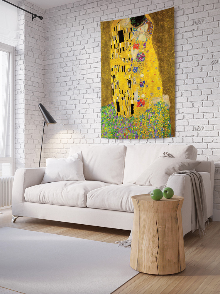 Фотопанно на стену «Густав Климт Поцелуй» | JoyArty