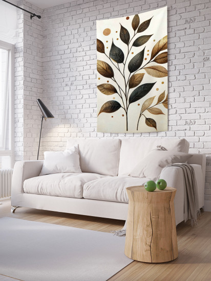 Фотопанно на стену «Золотая листва»