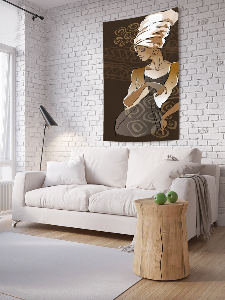 Фотопанно на стену «Модная африканка» | JoyArty