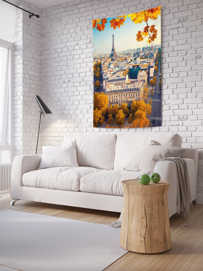 Фотопанно на стену «Осень в Париже»
