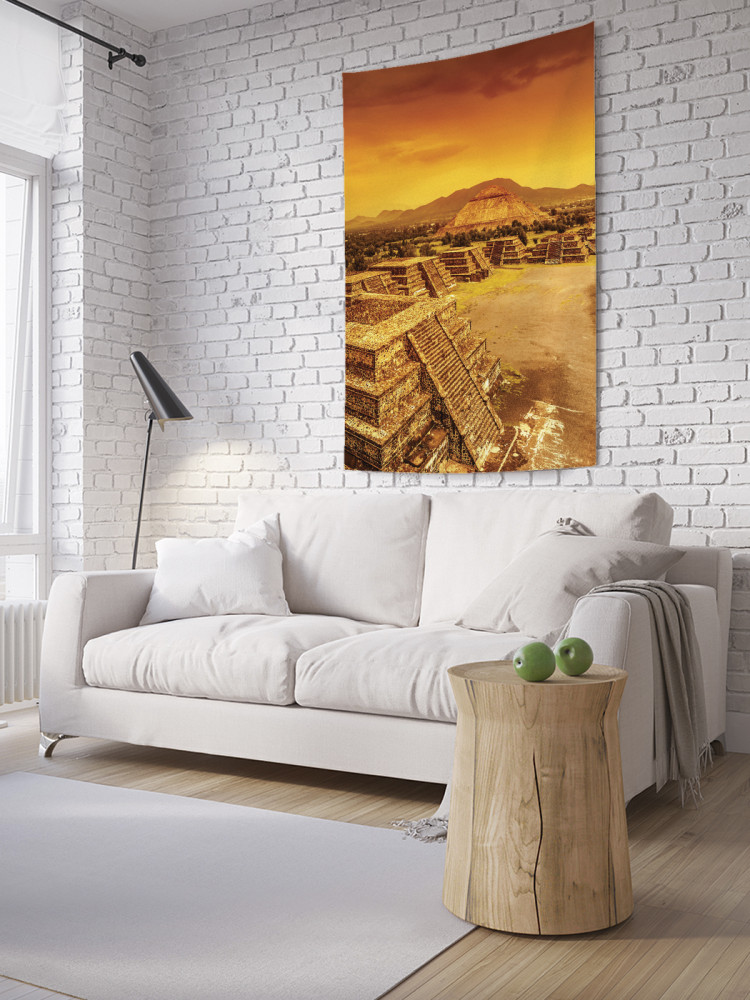 Фотопанно на стену «Пирамиды Майя на закате» | JoyArty