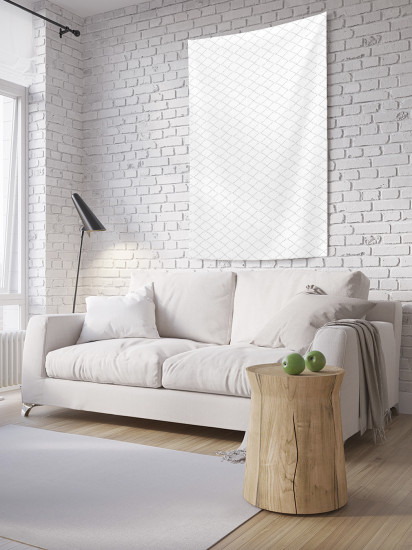 Фотопанно на стену «Ромбы точками»