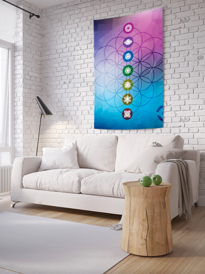 Фотопанно на стену «Семь чакр»