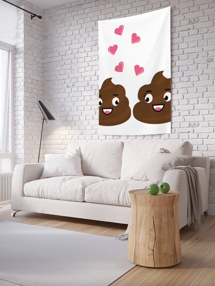 Фотопанно на стену «Смайлики в любви» | JoyArty