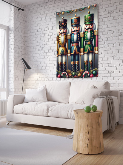 Фотопанно на стену «Солдатики в строю»