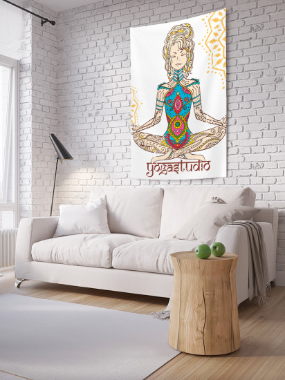 Фотопанно на стену «Студия йоги»