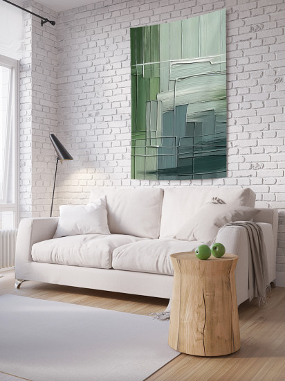 Фотопанно на стену «Темные мазки»